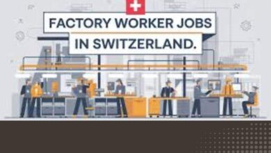 Factory Worker Jobs In Switzerland With Visa Sponsorship