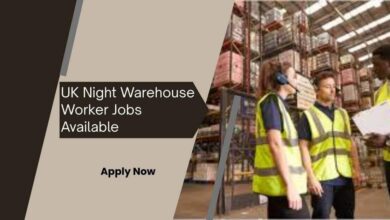 UK Night Warehouse Worker Jobs Available