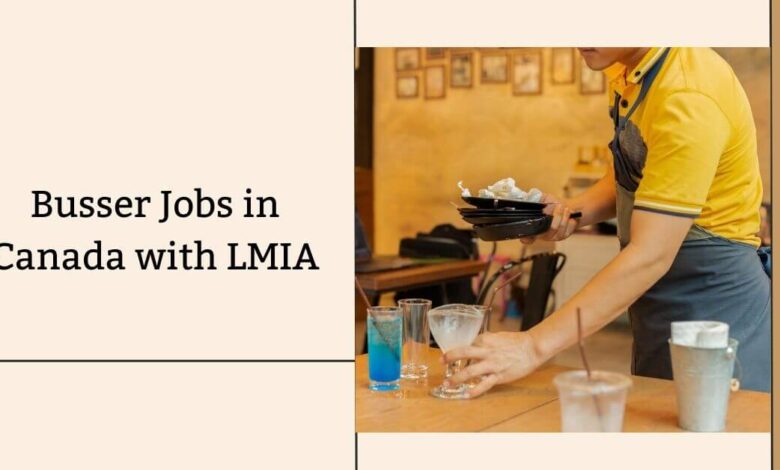 Busser Jobs in Canada with LMIA