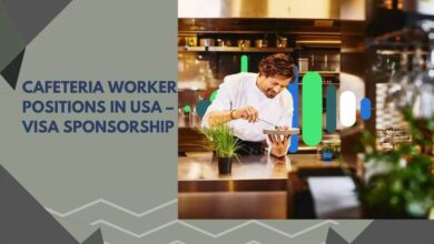 Cafeteria Worker Positions In USA – Visa Sponsorship