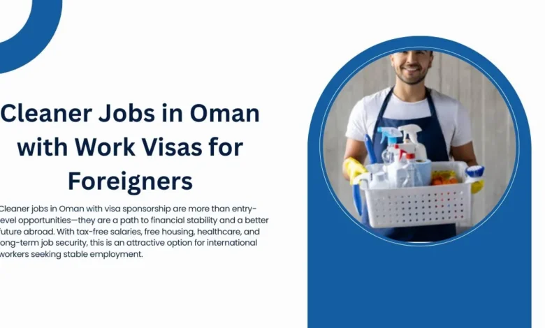 Cleaner Jobs in Oman