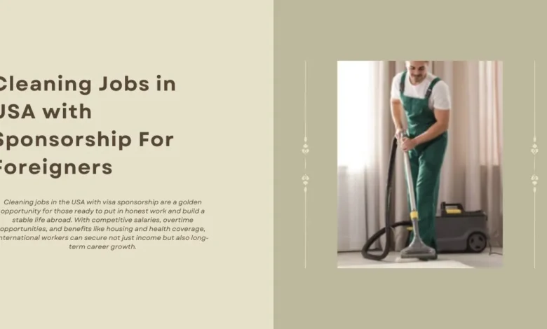 Cleaning Jobs in USA
