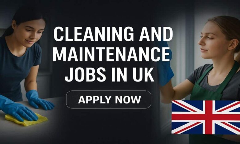 Cleaning and Maintenance Jobs in UK