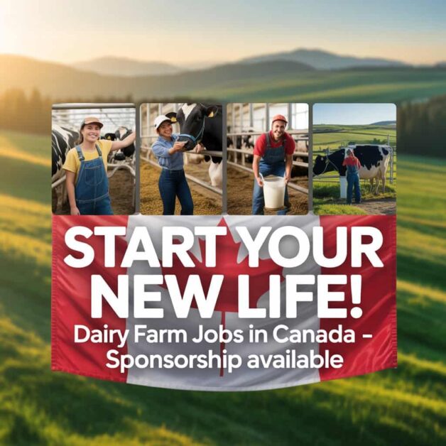 Dairy Farm Jobs in Canada with Sponsorship