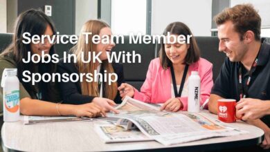 Service Team Member Jobs In UK With Sponsorship