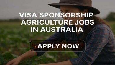 Visa Sponsorship Agriculture Jobs in Australia
