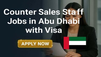 Counter Sales Staff Jobs in Abu Dhabi with Visa