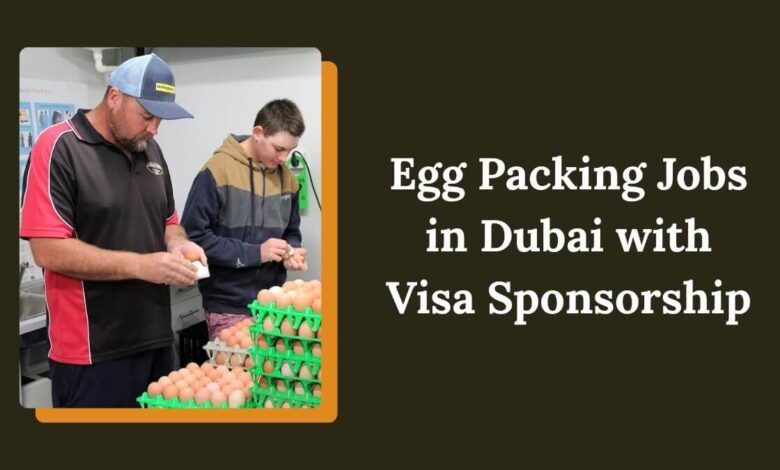 Egg Packing Jobs in Dubai with Visa Sponsorship