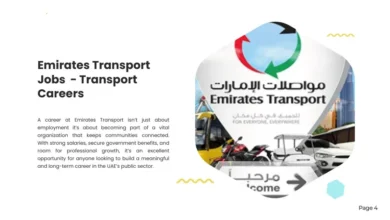Emirates Transport Jobs