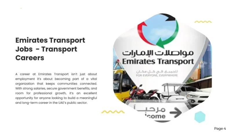 Emirates Transport Jobs