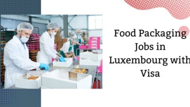 Food Packaging Jobs in Luxembourg with Visa