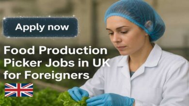Food Production Picker Jobs in UK for Foreigners