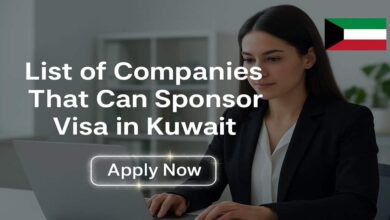 List of Companies That Can Sponsor Visa in Kuwait
