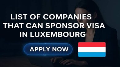 List of Companies That Can Sponsor Visa in Luxemburg