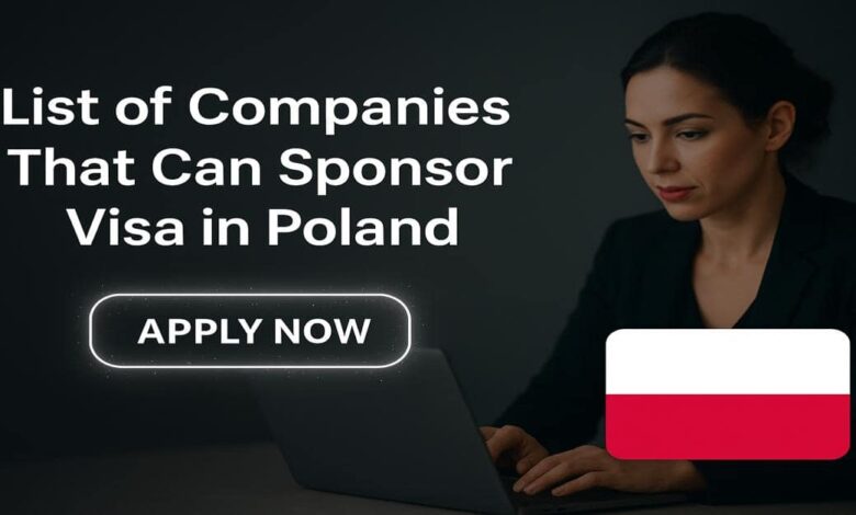 List of Companies That Can Sponsor Visa in Poland