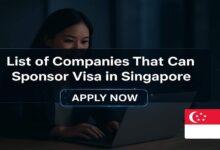 List of Companies That Can Sponsor Visa in Singapore