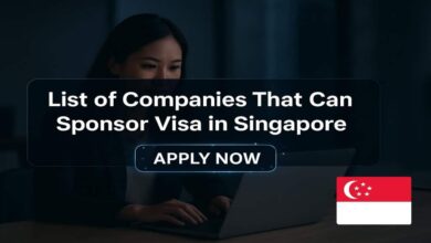 List of Companies That Can Sponsor Visa in Singapore