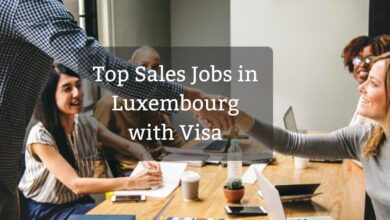 Top Sales Jobs in Luxembourg with Visa