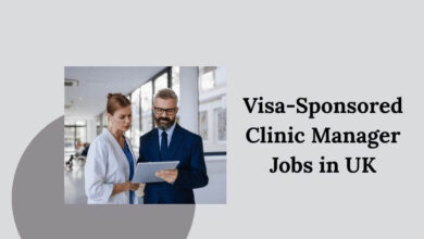 Visa-Sponsored Clinic Manager Jobs in UK