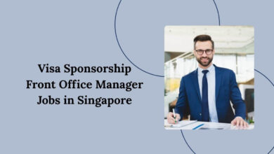 Visa Sponsorship Front Office Manager Jobs in Singapore