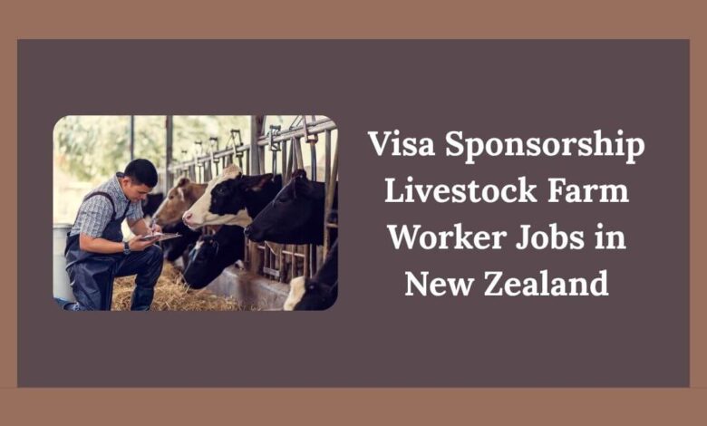 Visa Sponsorship Livestock Farm Worker Jobs in New Zealand