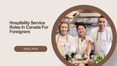 Hospitality Service Roles In Canada For Foreigners