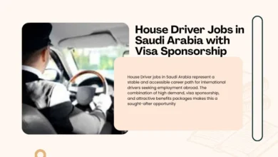 House Driver Jobs in Saudi Arabia