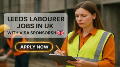 Leeds Labourer Jobs in UK with Visa Sponsorship