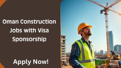 Oman Construction Jobs with Visa Sponsorship
