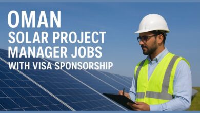 Oman Solar Project Manager Jobs with Visa Sponsorship