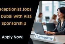 Receptionist Jobs in Dubai with Visa Sponsorship