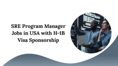 SRE Program Manager Jobs in USA with H-1B Visa Sponsorship
