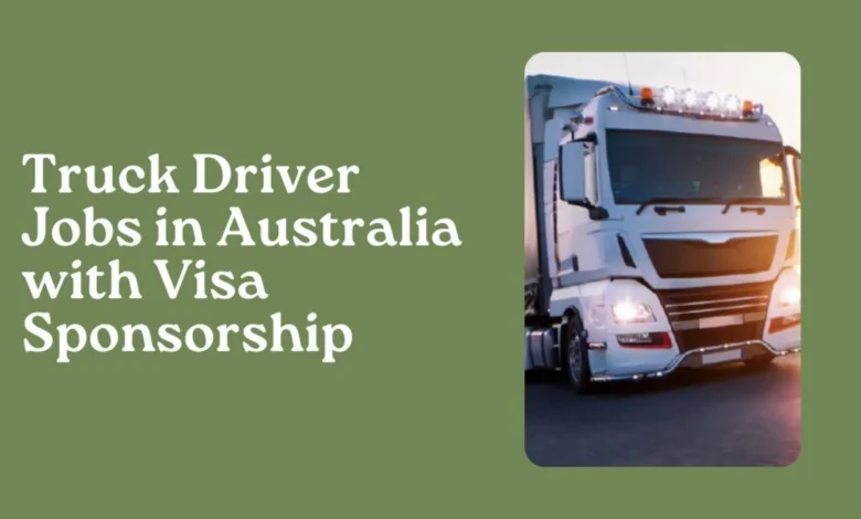 Truck Driver Jobs in Australia