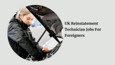 UK Reinstatement Technician Jobs For Foreigners