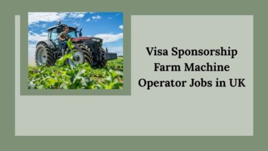 Visa Sponsorship Farm Machine Operator Jobs in UK