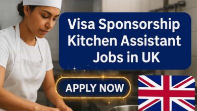 Visa Sponsorship Kitchen Assistant Jobs in UK