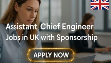 Assistant Chief Engineer Jobs in UK with Sponsorship