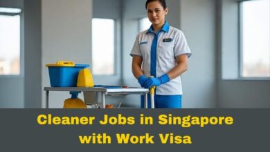 Cleaner Jobs in Singapore with Work Visa