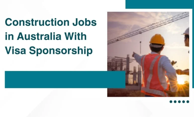 Construction Jobs in Australia