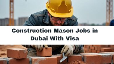Construction Mason Jobs in Dubai With Visa