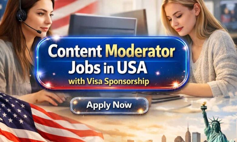 Content Moderator Jobs in USA with Visa Sponsorship