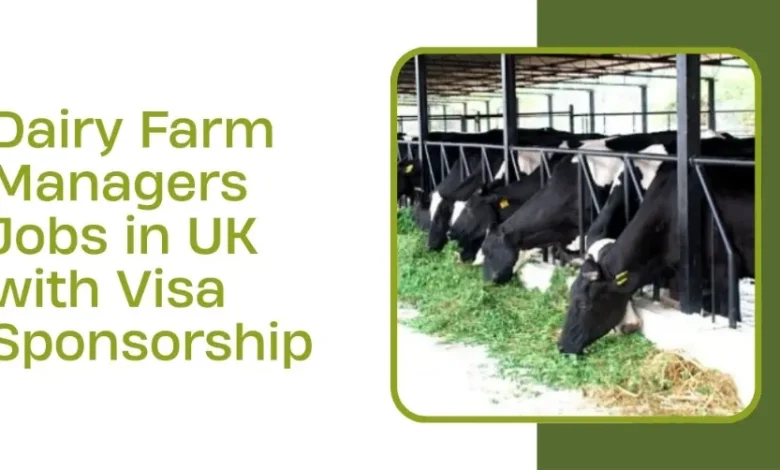 Dairy Farm Managers Jobs in UK