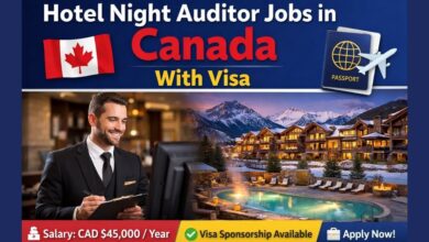 Hotel Night Auditor Jobs in Canada With Visa