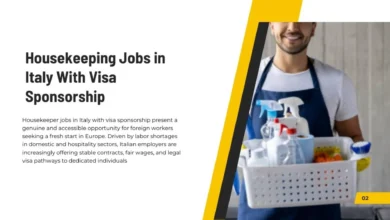 Housekeeping Jobs in Italy 