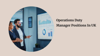 Operations Duty Manager Positions In UK