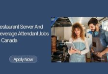 Restaurant Server And Beverage Attendant Jobs In Canada