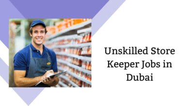 Unskilled Store Keeper Jobs in Dubai