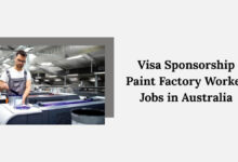 Visa Sponsorship Paint Factory Worker Jobs in Australia