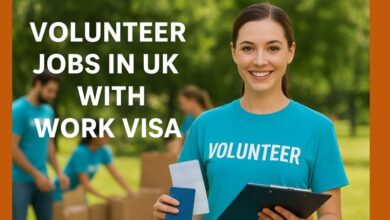Volunteer Jobs in UK with Work Visa