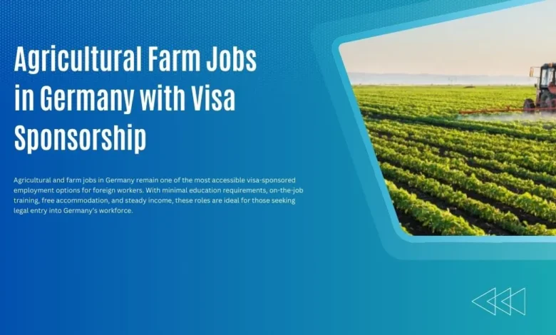 Agricultural Farm Jobs in Germany